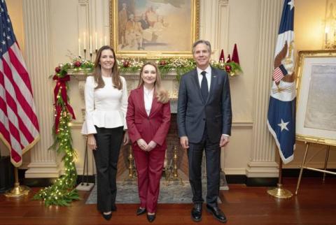 Armenian Ambassador to U.S. attends holiday reception hosted by Secretary Blinken 