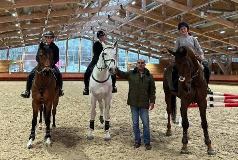 Maria Aleksanyan Rusya binicilik turnuvasında üçüncü oldu