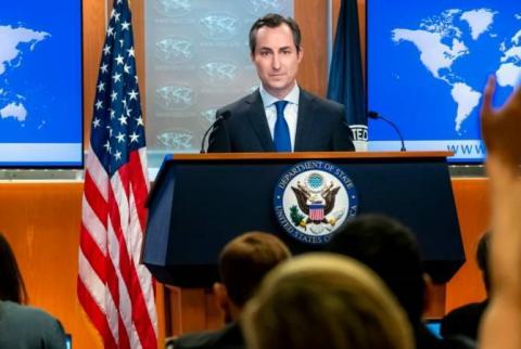 المتحدث بإسم الخارجية الأمريكية يأمل بأن توقع أرمينيا وأذربيجان على معاهدة سلام دائمة بإعتراف متبادل بوحدة الأراضي
