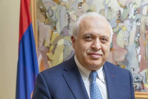 Rencontre entre l'ambassadeur de la République d'Arménie et le représentant officiel de la Hongrie 