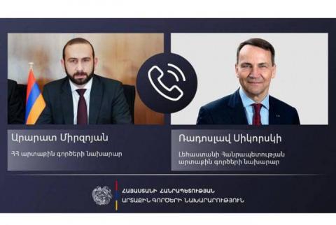 وزيرا خارجية أرمينيا وبولندا يناقشان الوضع الأمني في جنوب القوقاز والتعاون بين البلدين
