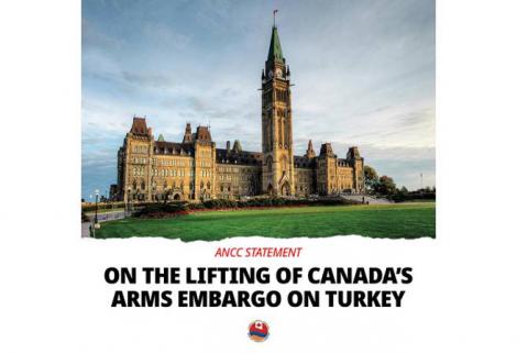 ANCC condemns Canada’s ‘reckless decision’ on lifting Turkey arms embargo 