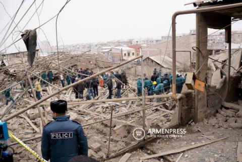 El estado de salud de uno de los ciudadanos rescatados de la casa derrumbada en Nor Aresh es grave