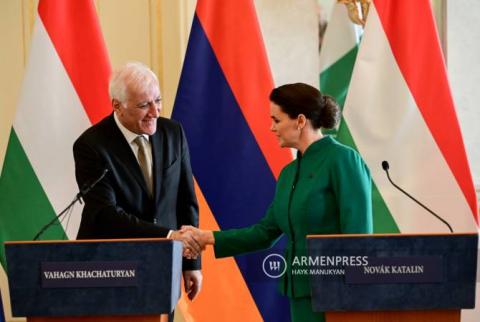 Президент Армении Ваагн Хачатурян назвал свой визит в Венгрию историческим