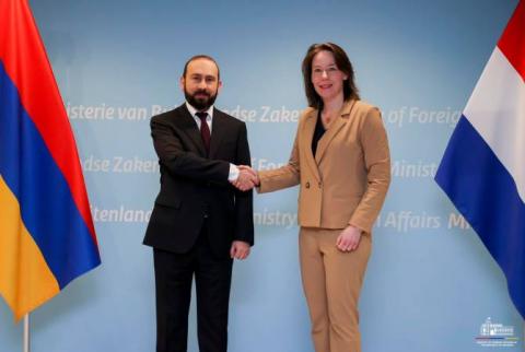 Ministros de Asuntos Exteriores de Armenia y Países Bajos evaluaron los últimos acontecimientos en el Cáucaso Sur