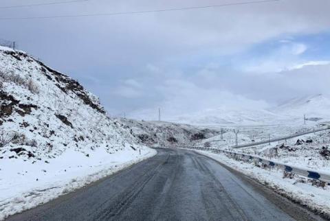 На территории Республики Армения есть закрытые и труднопроходимые автодороги