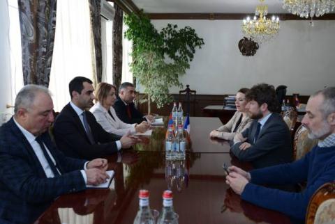 Gegharkunik Governor receives French Ambassador to Armenia