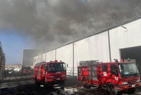Распространение огня на Тбилисском шоссе остановлено. Пресс-секретарь МВД