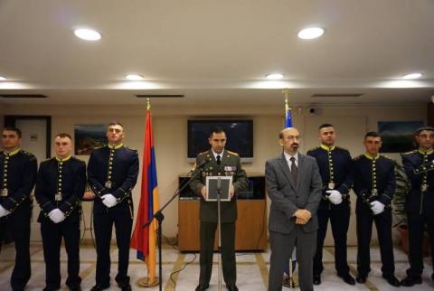 Armenian Embassy in Greece hosts Army Day reception 