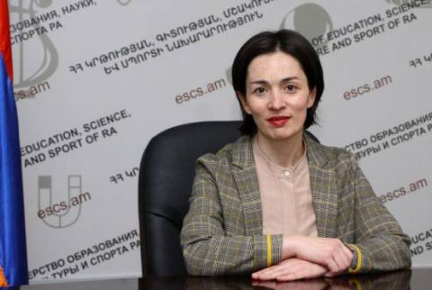 亚美尼亚教育和文化部长将参加在阿布扎比举行的联合国教科文组织世界文化与艺术教育大会