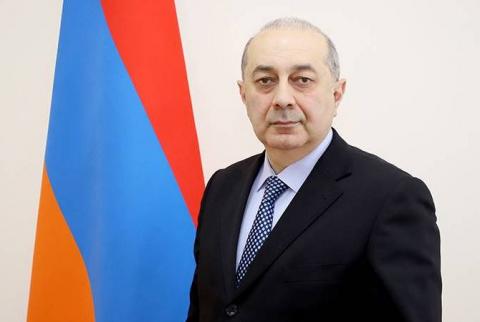 Армен Еганян назначен Чрезвычайным и Полномочным послом Республики Армения в Республике Колумбия