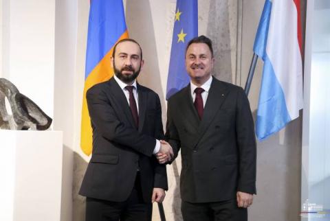 Главы МИД Армении и Люксембурга обсудили вопросы региональной безопасности