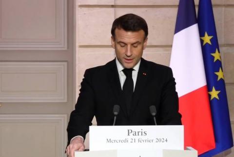 Macron calls on Baku to ensure safe, unimpeded return for those wishing to return to Karabakh