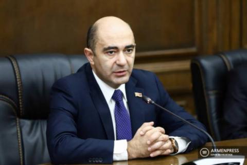 Edmon Marukyan fue relevado del cargo de embajador con asignaciones especiales