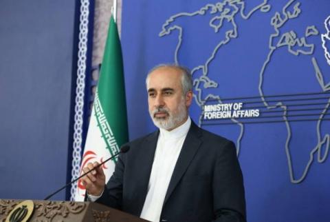 ناصر کنعانی: " ایران مخالف هرگونه تغییر مرزهای بین المللی منطقه است.
