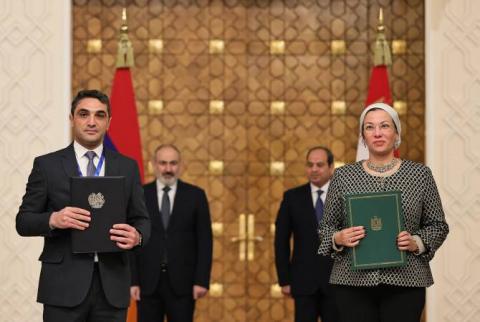 Rencontre entre Nikol Pashinyan et Abdel Fattah al-Sissi: des documents ont été signés entre l'Arménie et l'Égypte