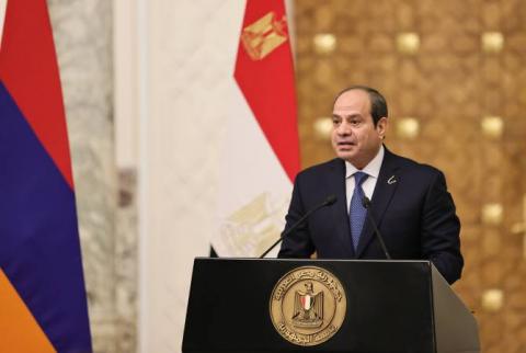 Египет поддерживает любые инициативы, направленные на установление мира и стабильности на Южном Кавказе: ас-Сиси