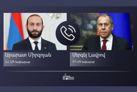 სომხეთისა და რუსეთის ფედერაციის საგარეო საქმეთა მინისტრებს შორის სატელეფონო საუბარი შედგა