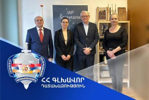 Генпрокурор Армении в Гааге встретилась с генсеком и исполнительным директором Международной ассоциации прокуроров