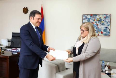 Заместитель министра ИД Армении принял посла Словении