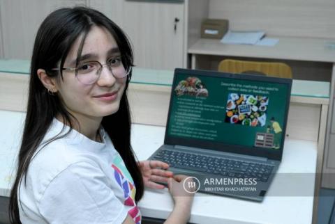مشروع الطالبة الأرمنية ناري البالغة من العمر 15 عاماً يحرز جائزة دولية