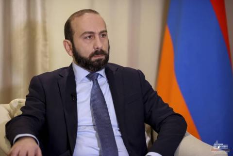 أرمينيا تريد إدراج إعلان ألما آتا في مسودة معاهدة السلام مع أذربيجان-وزير الخارجية آرارات ميرزويان لوكالة الأناضول-