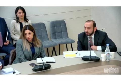 Ermenistan Parlamentosu Dış İlişkiler Daimi Komitesi'nin oturumu
