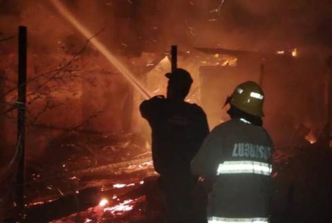 Пожар в селе Тхкут Сюникской области. Есть жертва