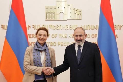 رئيس الوزراء باشينيان يستقبل الأمينة العامة لمجلس أوروبا التي تؤكد دعمها لمشروع مفترق السلام الأرمني 