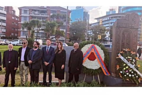 Франция безоговорочно поддержит Армению: посол на мероприятии в Монтевидео по случаю годовщины Геноцида армян
