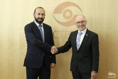 Mirzoyan and Floyd highlight comprehensive Nuclear-Test-Ban Treaty's role in non-proliferation and nuclear disarmament