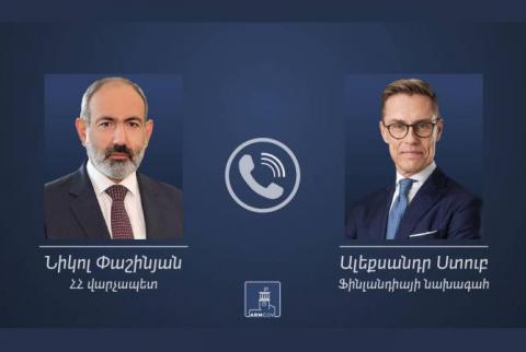 Nikol Paşinyan ve Finlandiya Cumhurbaşkanı arasında telefon görüşmesi gerçekleşti