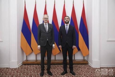 Ermenistan Parlamento Başkan Yardımcısı, Avrupa Dış İlişkiler Servisi Genel Direktörü ile görüştü