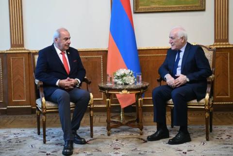 Vahagn Khachaturyan received the ambassador of Georgia to Armenia
