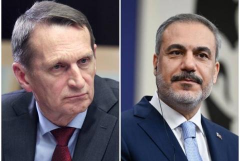Fidan, Narişkin ile bir araya geldi: Ermenistan-Azerbaycan barış anlaşmasına ilişkin konular görüşüldü