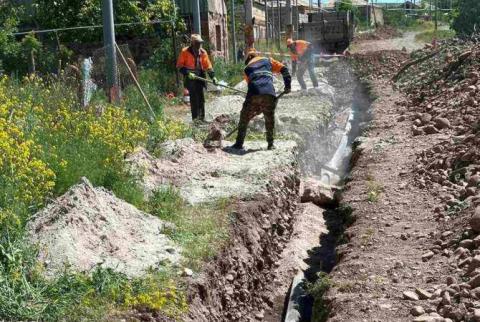 Մարտունի քաղաքում մեկնարկել են խմելու ջրատարի ներքին ցանցի կառուցման աշխատանքները