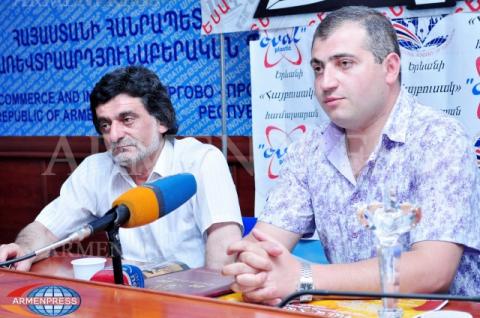 Press conference of Hayk Tigranyan and Karen Sargsyan