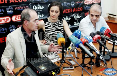 The press conference of Ruben Babayan and Levon Igityan