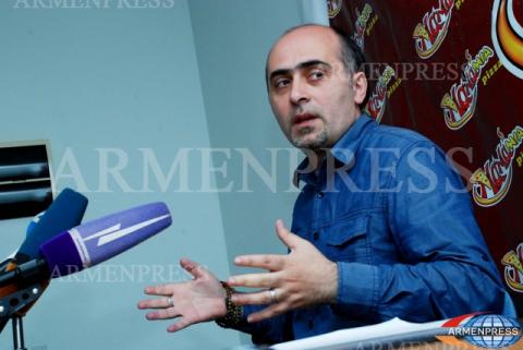 The press conference by Samvel Martirosyan