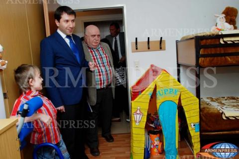 Karen Andreasyan’s meeting with the children and youth of SOS 
children’s village of the Kotayk Province