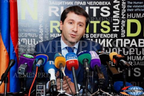 Press conference of Human Right Defender of the Republic of 
Armenia Karen Andreasyan