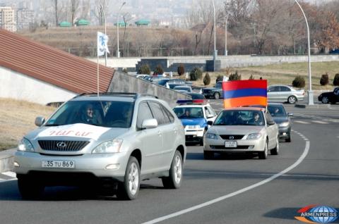 Motor portest against 5% Pension Contribution Payment