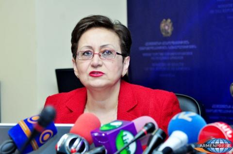 Пресс-конференция начальника управления матери и ребенка 
аппарата Минздрава Армении Карине Сарибекян