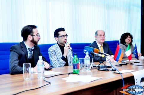 Press conference devoted to 20th century and contemporary music 
concert to be held in Italy on April 3