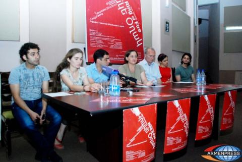 Press conference on the upcoming premiere of Avet Terteryan’s 
opera "The Fire Ring" in Shushi, on September 1