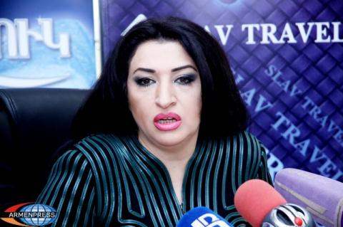 Press conference of Director of the Armenian-American Health Center 
Khachanush Hakobyan
