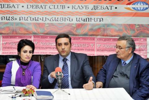 Мероприятия к 100-летию Геноцида в клубе «Дебаты»
