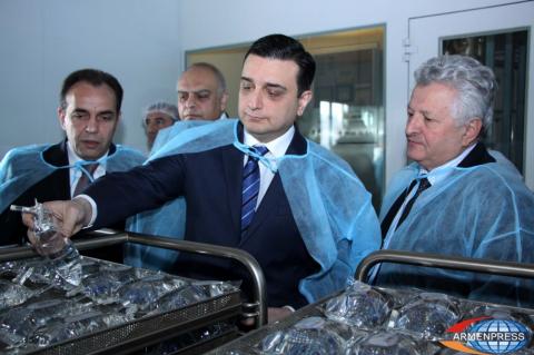 Republic of Armenia Minister of Healthcare Armen Muradyan 
visited PharmaTech pharmaceutical company