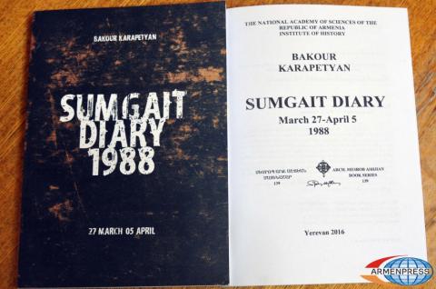 English version of writer, publicist Bakur Karapetyan’s book 
“Sumgait dairy: 27 March-5 April, 1988”