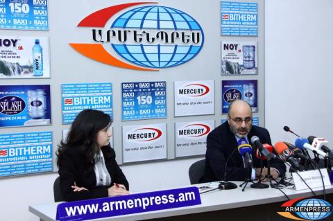 Press conference of Chairman of the American Chamber of 
Commerce in Armenia Tigran Jrbashyan 
